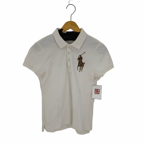 ラルフローレン RALPH LAUREN THE SKINNY POLO ポロ スパンコールポニー レディース JPN:L