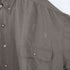 STRUCTURE シルク100% 両フラップ ボタンダウンシャツシャツ メンズ JPN:M