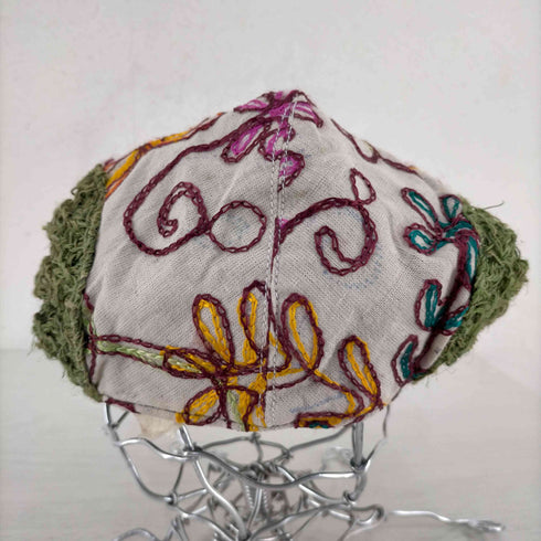GANAM 刺繍切替ハンチング レディース