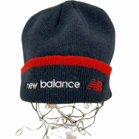 ニューバランス NEW BALANCE ロゴ刺繍 アクリルビーニー メンズ FREE