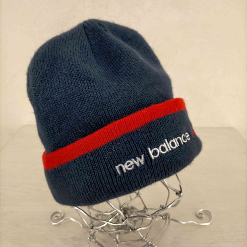 ニューバランス NEW BALANCE ロゴ刺繍 アクリルビーニー メンズ FREE