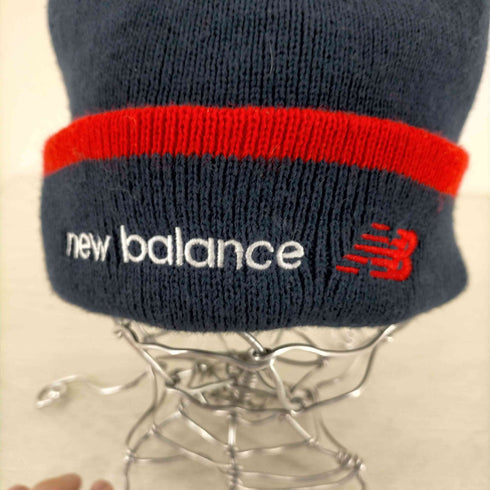ニューバランス NEW BALANCE ロゴ刺繍 アクリルビーニー メンズ FREE