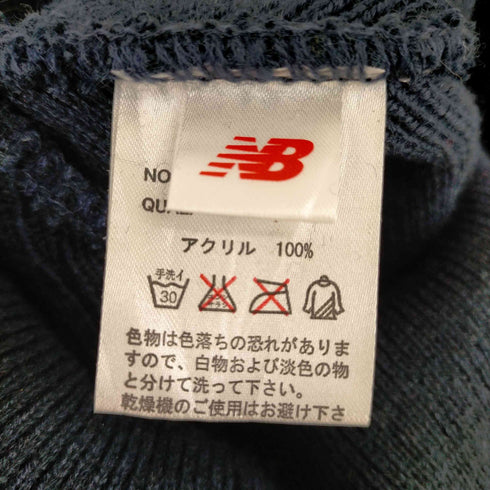 ニューバランス NEW BALANCE ロゴ刺繍 アクリルビーニー メンズ FREE