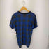 ジョンローレンスサリバン JOHN LAWRENCE SULLIVAN 14SS ブロックチェック レーヨン混 半袖 Tシャツ メンズ L