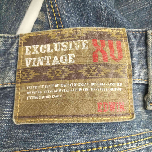 エドウィン EDWIN EXCLUSIVE VINTAGE ウエスタン デニムパンツ メンズ 34