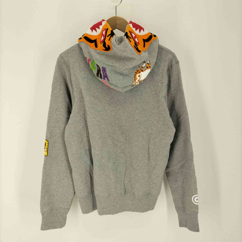 アベイシングエイプ A BATHING APE Funthera Militia Tiger Full Zip Shark Hoodie タイガー シャーク フルジップ パーカー メンズ JPN:M