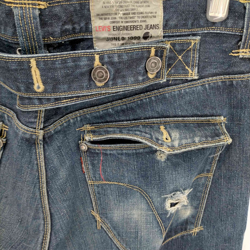 リーバイス Levis ボタンベルトバック エンジニアジーンズ メンズ 34