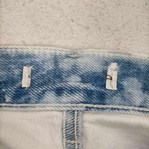 マウジー moussy 立体裁断 カットオフ加工 グラデーションフレアデニムパンツ レディース