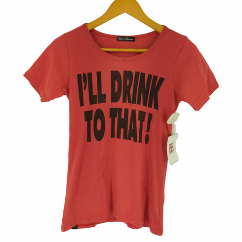 ヒステリックグラマー HYSTERIC GLAMOUR 両面プリント コットン S/Sカットソー レディース FREE