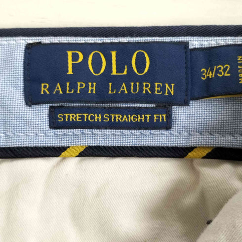 ポロラルフローレン POLO RALPH LAUREN STRETCH STRAIGHT FIT 犬刺繍 ドッグ チノパンツ メンズ 34/32