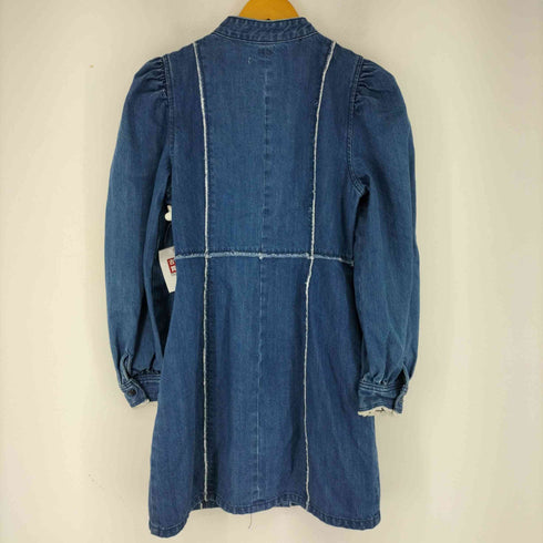 マウジー moussy カット オフ フリル デニム ドレス レディース JPN:2