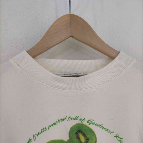 ニュージーランド製 キウイプリント クルーネックTシャツ メンズ import:S