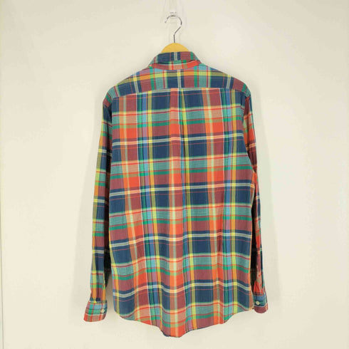 ポロラルフローレン POLO RALPH LAUREN Indian Madras CLASSIC FIT ポニー刺繍 ボタンダウンチェックシャツ メンズ import:L