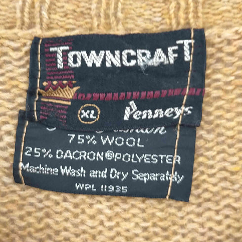 タウンクラフト TOWN CRAFT モックネック ラグランニット メンズ import:XL