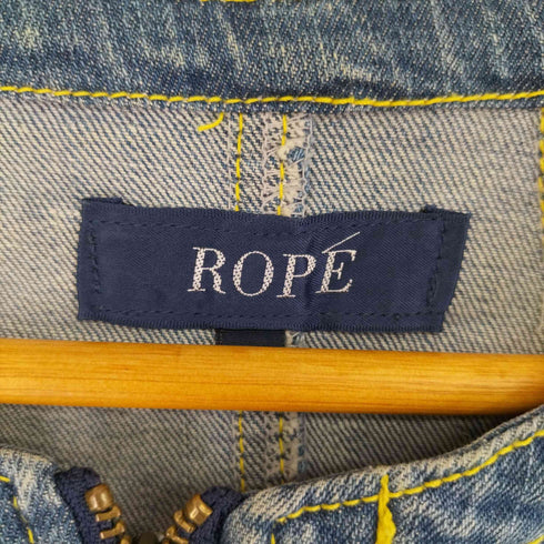 ロペ ROPE ノーカラーデニムジャケット レディース 9