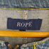 ロペ ROPE ノーカラーデニムジャケット レディース 9
