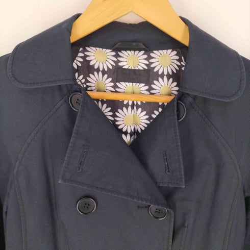 ポールスミスブラック Paul Smith BLACK フラワー柄ライナー トレンチコート レディース JPN:40