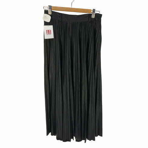 ザラ ZARA フェイクレザープリーツスカート レディース S