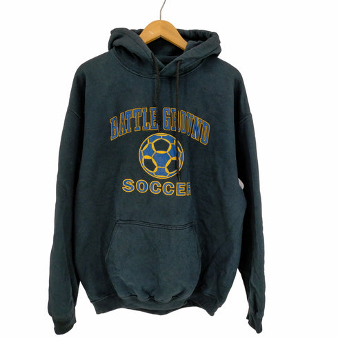 ギルダン GILDAN BATTLE GROUND SOCCER プリントプルオーバーパーカー メンズ JPN:L