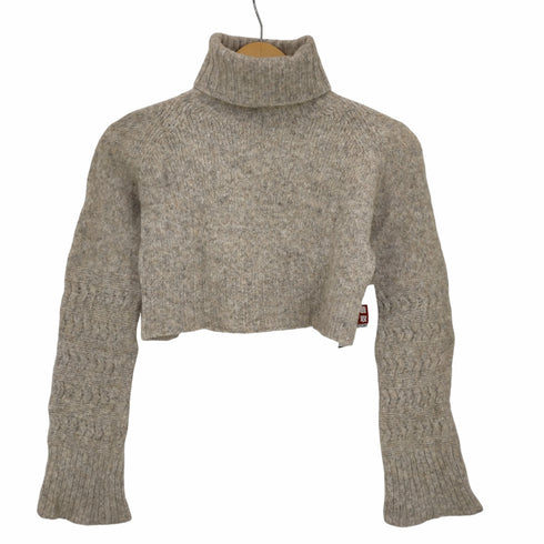ディーゼル DIESEL ウール混 ハイネック クロップドニット レディース import:XS