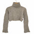 ディーゼル DIESEL ウール混 ハイネック クロップドニット レディース import:XS