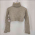 ディーゼル DIESEL ウール混 ハイネック クロップドニット レディース import:XS