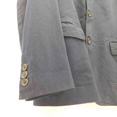 コムデギャルソンオム COMME des GARCONS HOMME 縮絨加工 後染め overdye 背抜き 3Bテーラードジャケット メンズ JPN:M