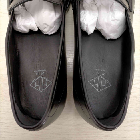 ダブルエイチ WH WHL-3501 JAMES HAAS Texas Graine ハース社製 テキサスグレイン カーフ コインローファー メンズ 8.5