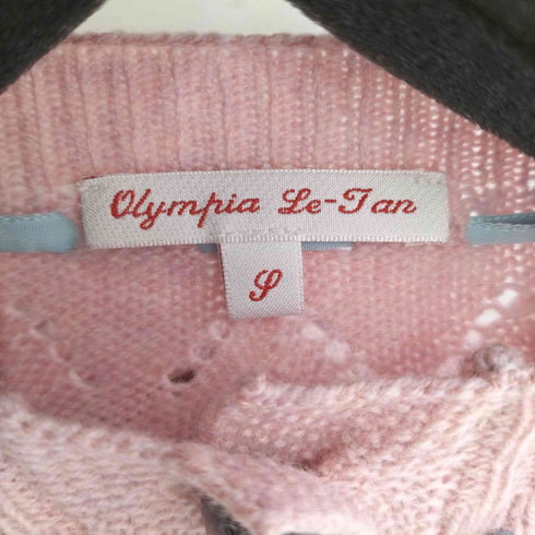 オリンピアルタン Olympia Le-Tan くるみボタン 刺繍 ウール カーディガン レディース F・S
