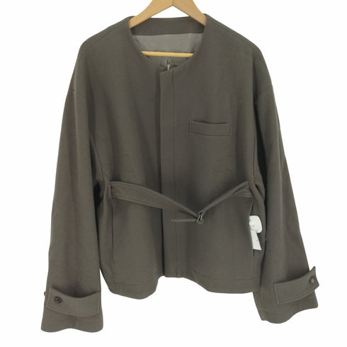 シュタイン stein 20AW NO COLLAR BELTED JACKET メンズ JPN:M