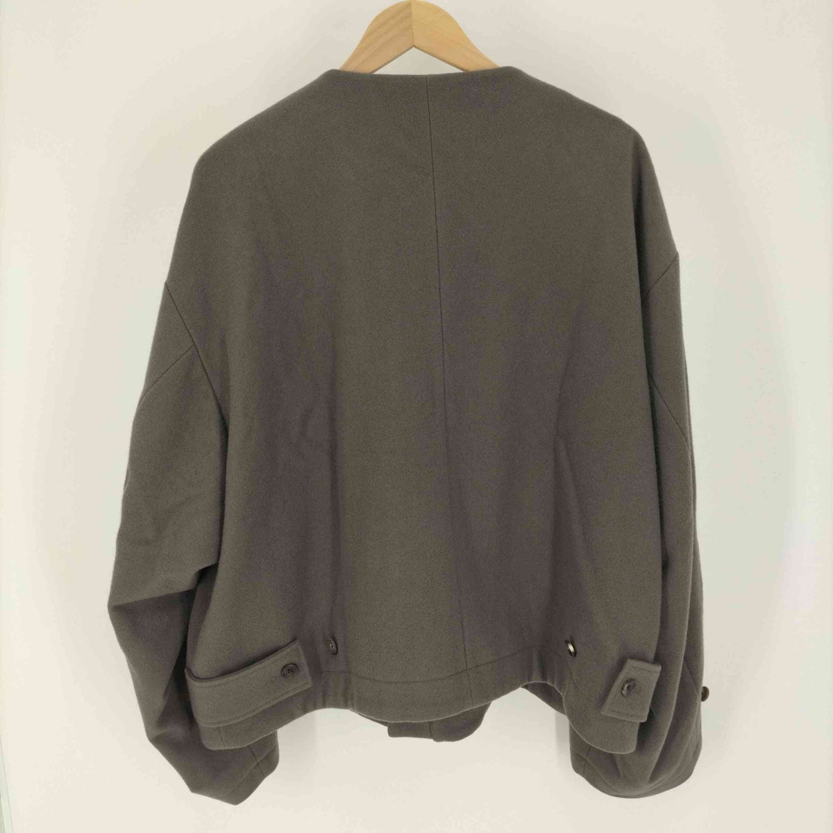 シュタイン stein 20AW NO COLLAR BELTED JACKET メンズ JPN：M