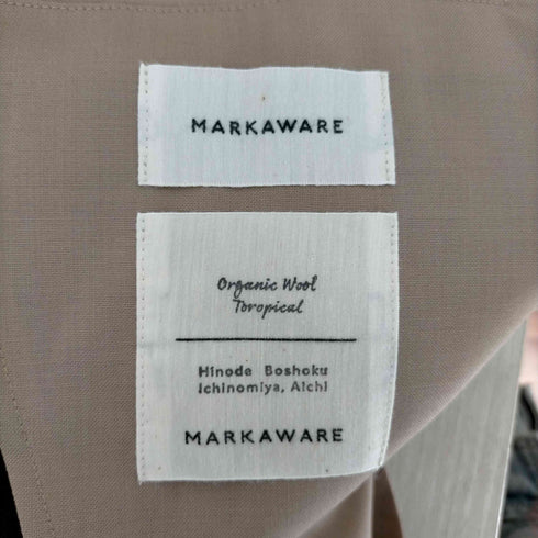 マーカウェア markaware SUCK COAT ORGANIC WOOL TROPICAL メンズ JPN:2