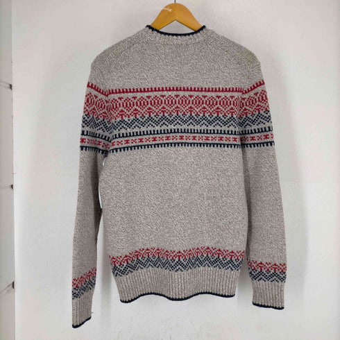 ブルックスブラザーズ BROOKS BROTHERS 00S メリノウール フェアアイル柄 リブニット メンズ import:S