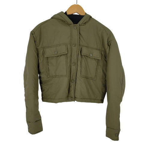 ザラ ZARA クロップドフーディージャケット レディース XS