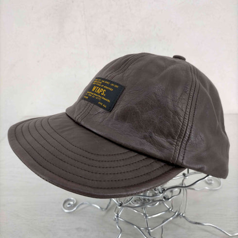 ダブルタップス WTAPS A-3 02 レザーキャップ メンズ