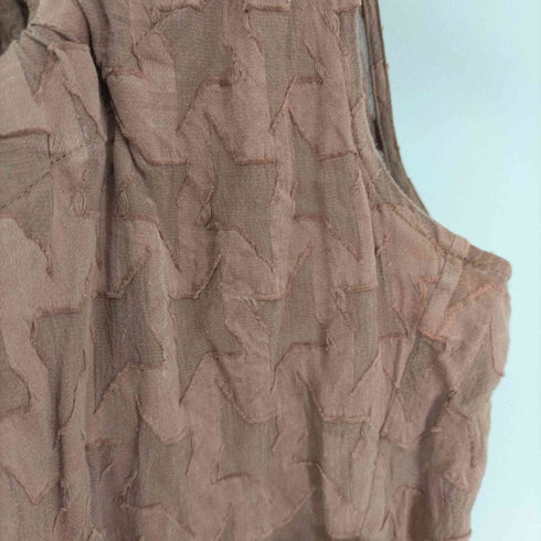 マルニ MARNI 10SS コンスエロ期 フロントリボン コットンノースリーブワンピース レディース EUR:42