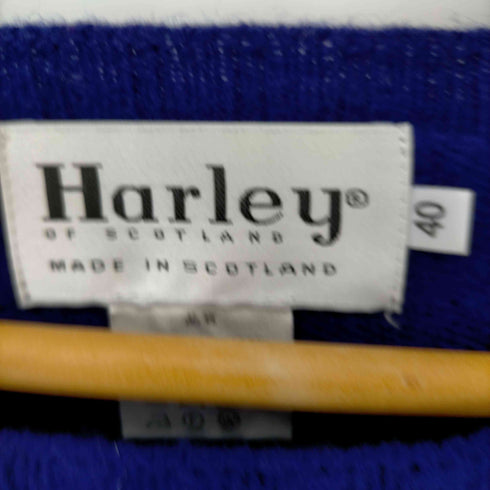 ハーレーオブスコットランド HARLEY OF SCOTLAND クルーネックウールニット レディース 40