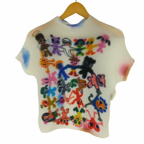 ポップデザイン ボトルネック S/S トップス Y2K レディース