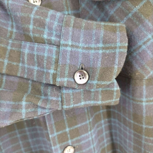 ペンドルトン PENDLETON タータンチェック フラップ オープンカラーネルシャツ メンズ import:M