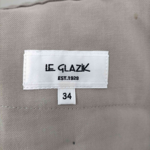 ルグラジック le glazik リネンクロス タックパンツ レディース 34