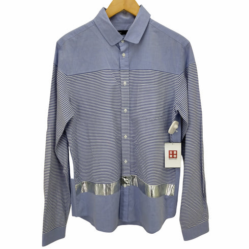 ゼロエイトサーカス 08sircus 16SS BORDER SWITCHING SHIRT メンズ 3/50