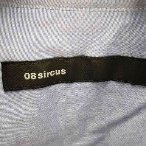 ゼロエイトサーカス 08sircus 16SS BORDER SWITCHING SHIRT メンズ 3/50