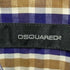 ディースクエアード DSQUARED2 フロント刺繍 長袖チェックシャツ メンズ 50