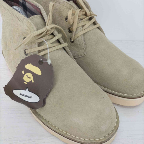 アベイシングエイプ A BATHING APE 00S BAPE STA 3 HOLE DESERT BOOTS HI チャッカブーツ メンズ US:7