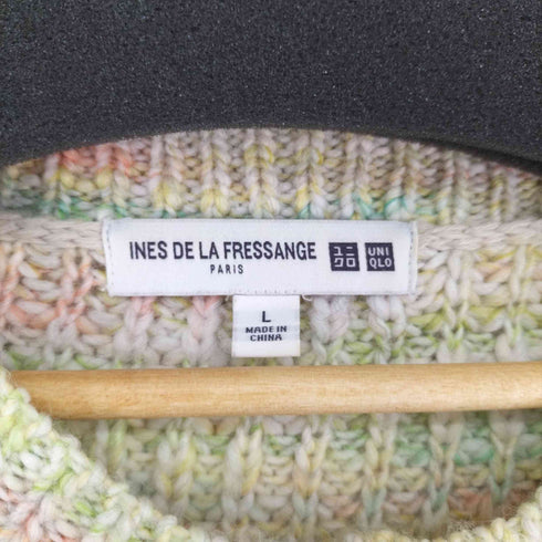 ユニクロイネスドラフレサンジュ UNIQLO INES DE LA FRESSANGE チャンキークルーネックカーディガン レディース JPN:L