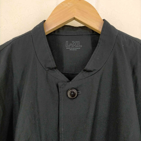 ムジラボ MUJI labo 撥水高密度織りスタンドカラーコート メンズ L-XL