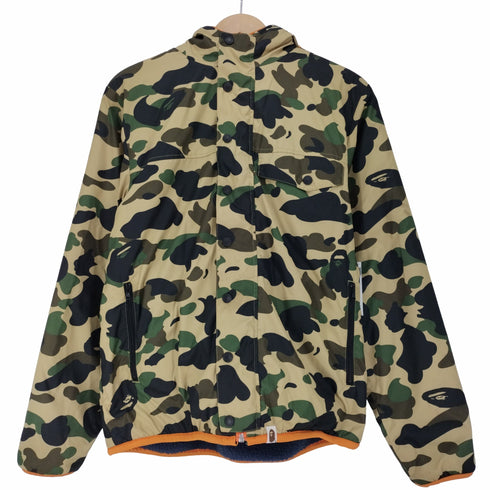 アベイシングエイプ A BATHING APE ABC CAMO ボア リバーシブル ジップアップ マウンテンパーカー メンズ JPN:S