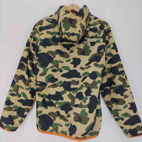 アベイシングエイプ A BATHING APE ABC CAMO ボア リバーシブル ジップアップ マウンテンパーカー メンズ JPN:S