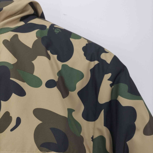 アベイシングエイプ A BATHING APE ABC CAMO ボア リバーシブル ジップアップ マウンテンパーカー メンズ JPN:S