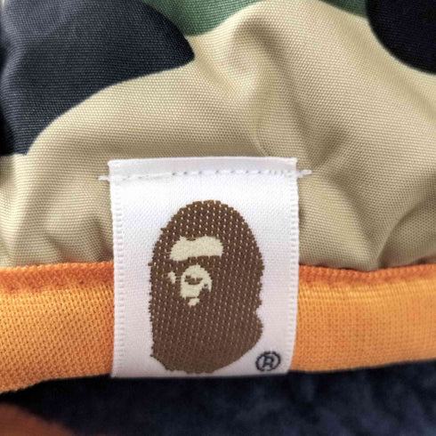 アベイシングエイプ A BATHING APE ABC CAMO ボア リバーシブル ジップアップ マウンテンパーカー メンズ JPN:S